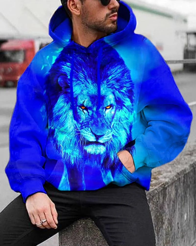 Hoodies with animal prints for men