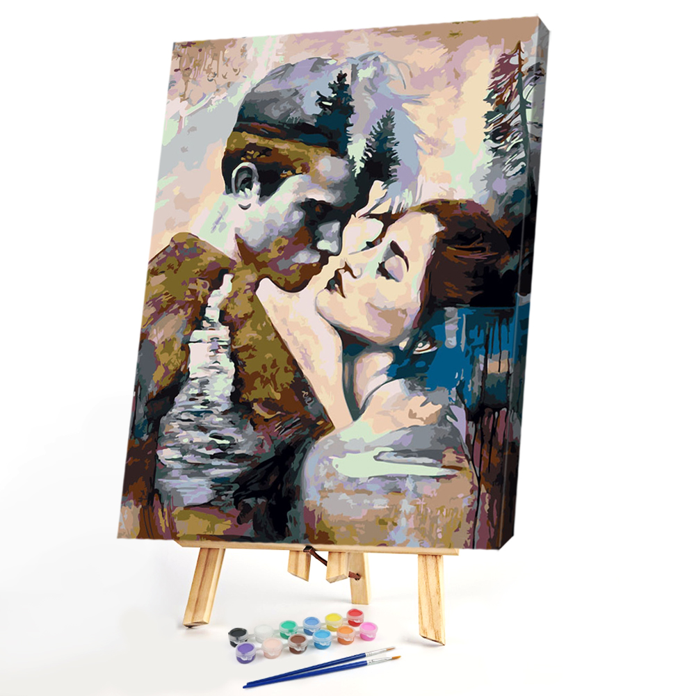 

40x50cm - Paint By Numbers Beauty Men, 501 Original