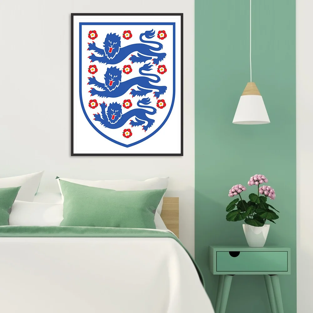 Full Round Diamond Painting 30*40cm - English Football