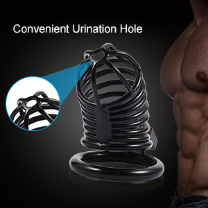 Secure Key-Lock Male Chastity Device for Discreet Intimacy Play