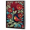 (US Local)Flower Bird Special Shaped Diamond Painting Journal Notebook for Adults