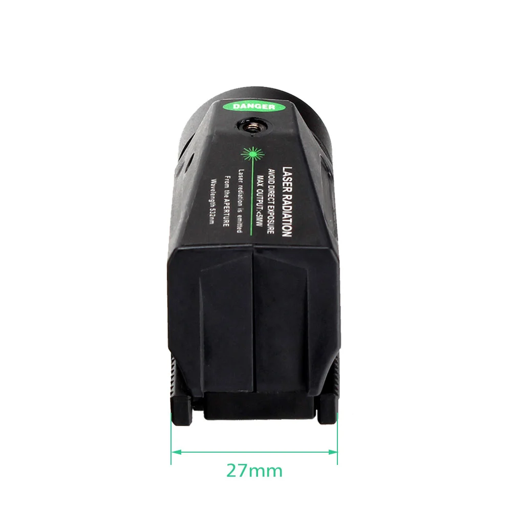 ohhunt® Mini Flashlight Green Laser White LED Flashlight Combo with 20mm Picatinny Rail Mount Weapon Torch Light