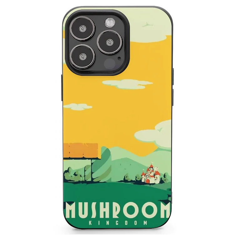 Visit Mushroom Kingdom Mobile Phone Case Shell For IPhone 13 and iPhone14 Pro Max and IPhone 15 Plus Case - Heather Prints Shirts