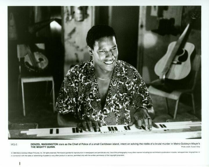 Denzel Washington The Mighty Quinn Original Press 8X10 Photo Poster painting