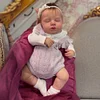 12"&16" Newborn Sleeping Full Solid Platinum Silicone Baby Doll Cherylwith Chubby Cheek & Flexible Limbs That Just Like A Real Baby - RBBI-Myrebornbabydoll® 