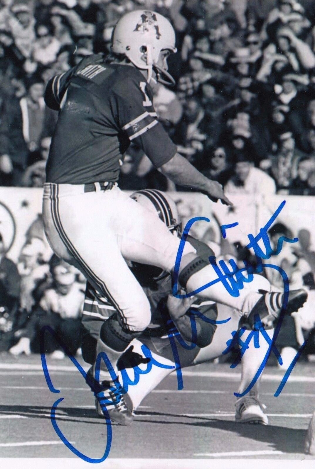 John M. Smith New England Patriots Autographed 4x6