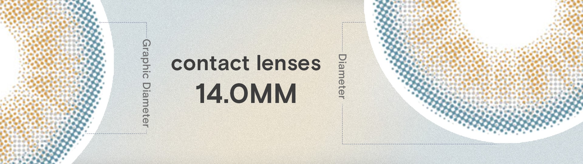 Order colored contacts with 14.0mm diameter online