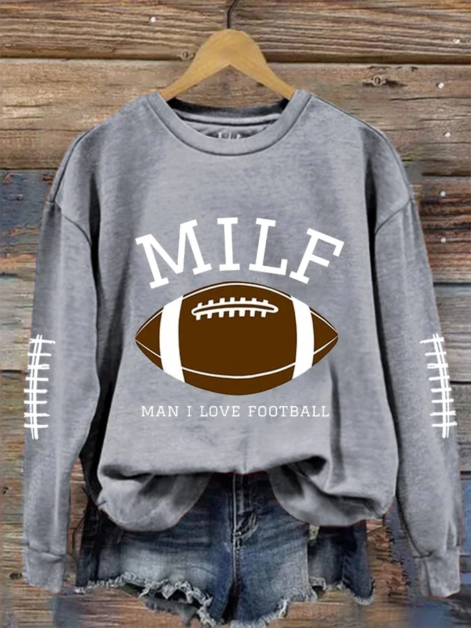 MILF Man I Love Football Shirt Football Gift For Her Funny Milf