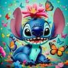 Stitch - Runder Bohrer Diamant Malerei - 30*30CM