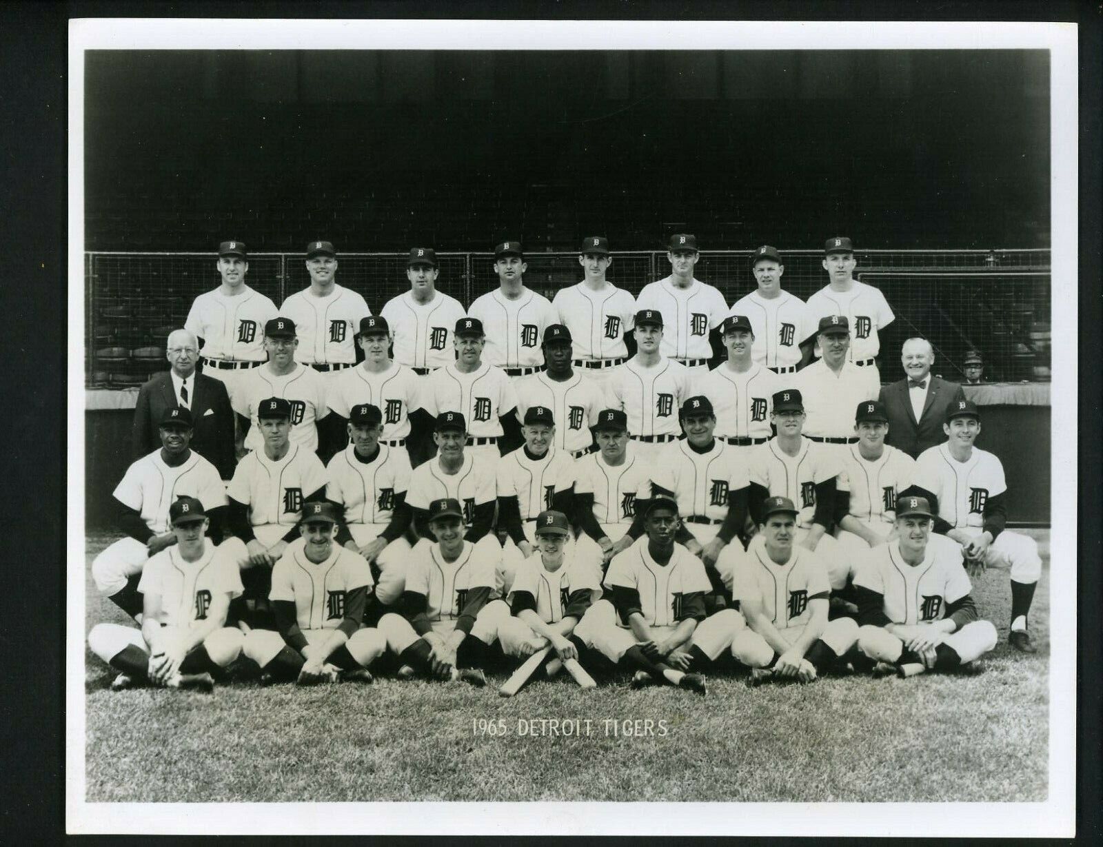 Detroit Tigers 1965 Team Press Photo Poster painting