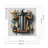 Diamond Painting -DIY Full Square Drill Harry Potter Letter T(35x35 CM)