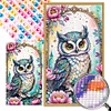 (US Only)Partial AB Diamond Painting - Full Round Drill - Owl (Canvas|45*75cm)