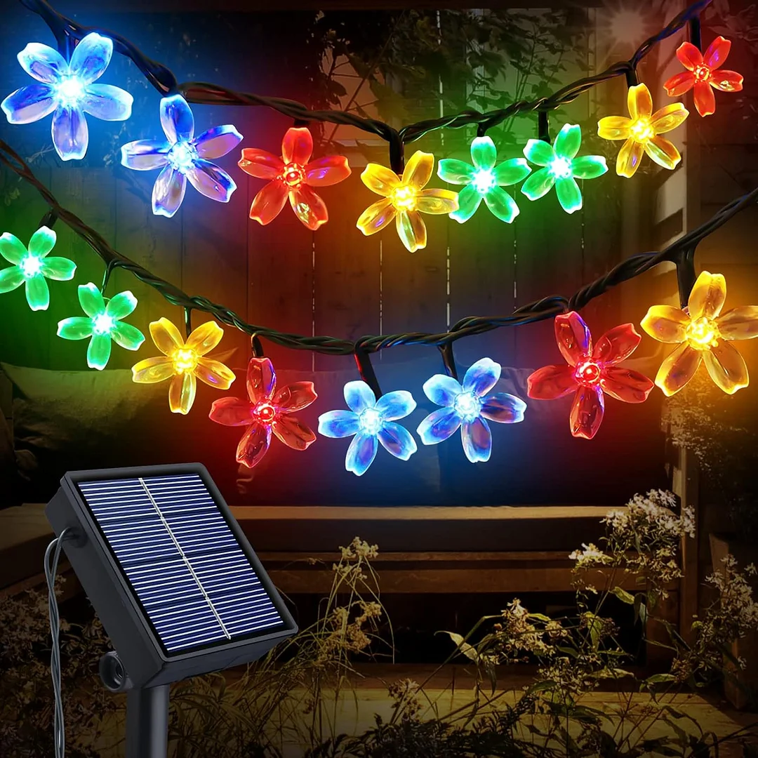 Solar String Lights 100 LED 12m Cherry Blossoms