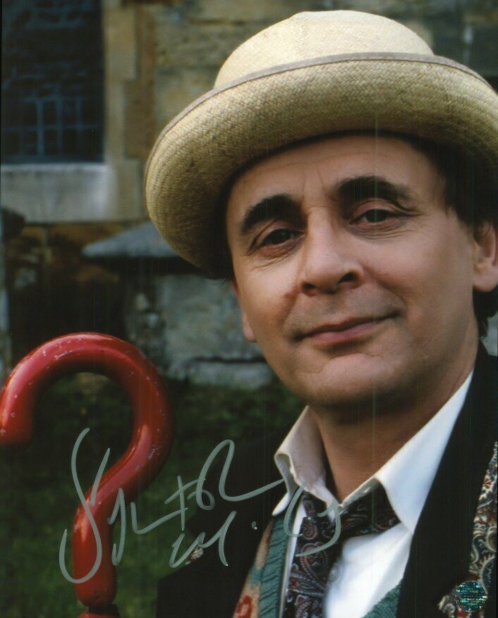 SYLVESTER MCCOY Autographed Original 8x10 Photo Poster painting LOA TTM