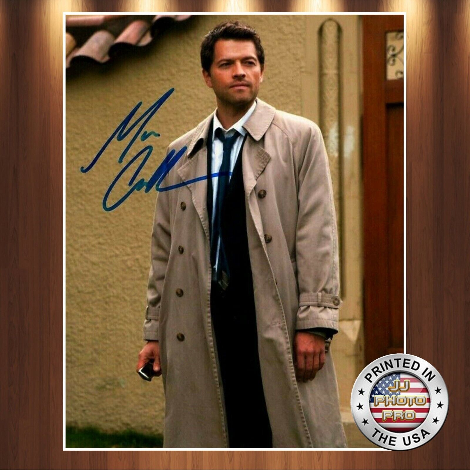 Misha Collins Autographed Signed 8x10 Photo Poster painting (Supernatural) REPRINT