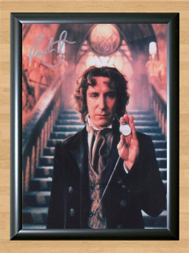 Paul McGann Eight Dr Who Signed Autographed Photo Poster painting Poster A2 16.5x23.4