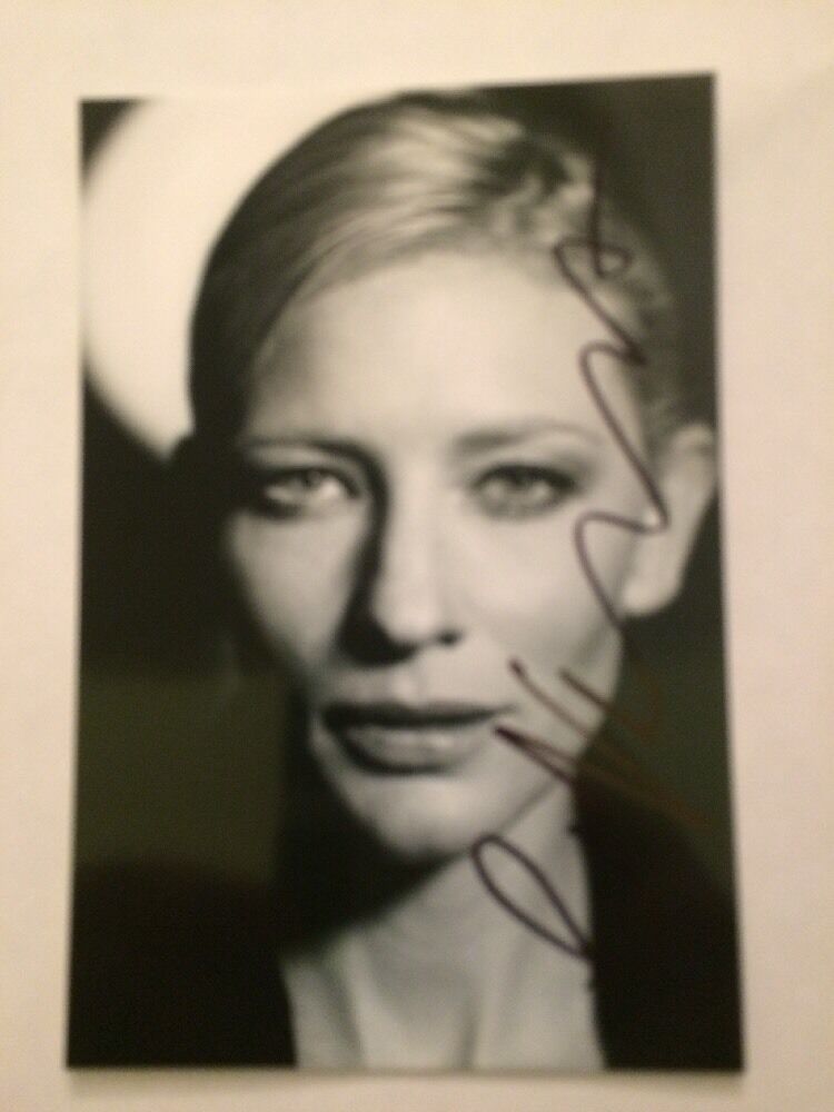 Cate Blanchett Autograph Signed Photo Poster painting Lord Of The Rings The Hobbit Indiana Jones