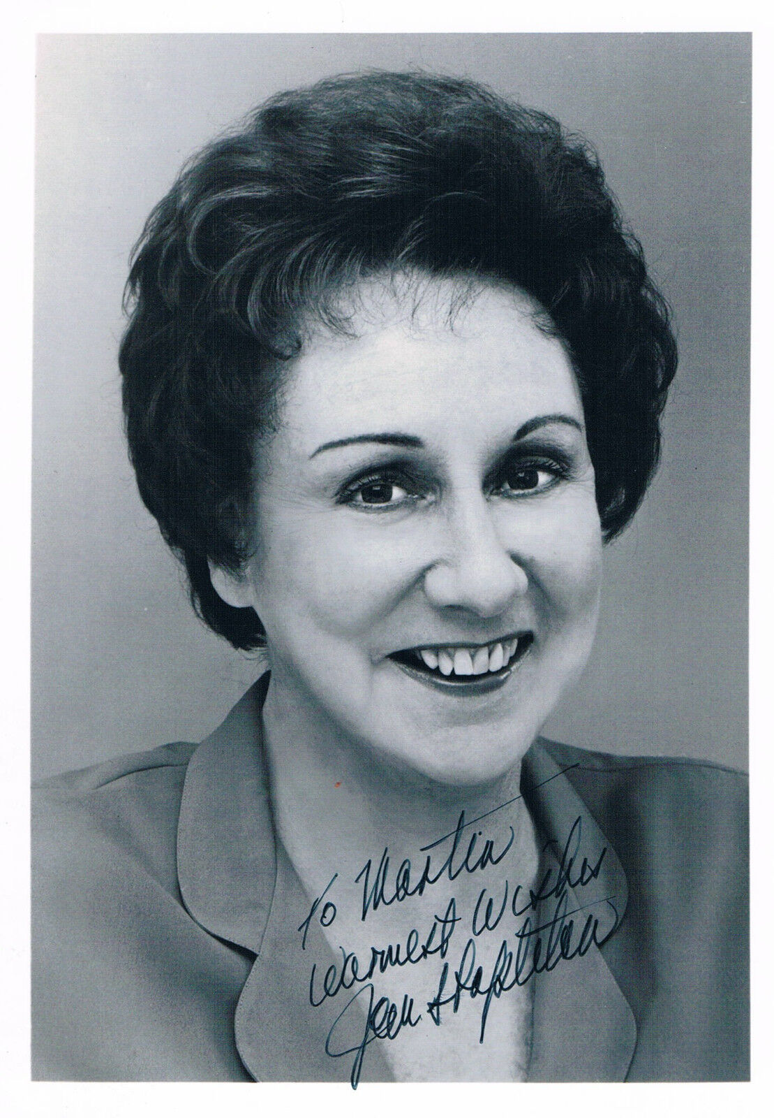 Jean Stapleton 1923-2013 genuine autograph signed Photo Poster painting 5x7
