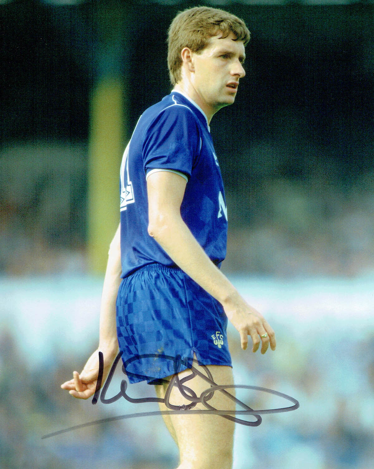 Kevin SHEEDY Signed Autograph 10x8 EVERTON Photo Poster painting B AFTAL COA