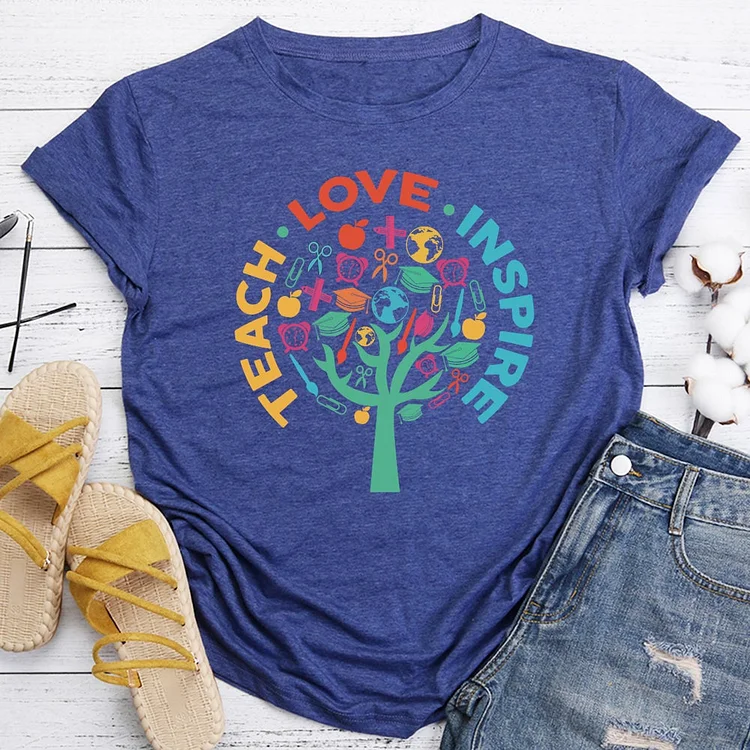 Teach Love Inspire  T-Shirt Tee-06994