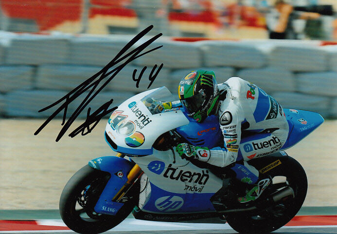 Pol Espargaro Hand Signed Photo Poster painting 2013 Moto2 World Champion 7x5 3.