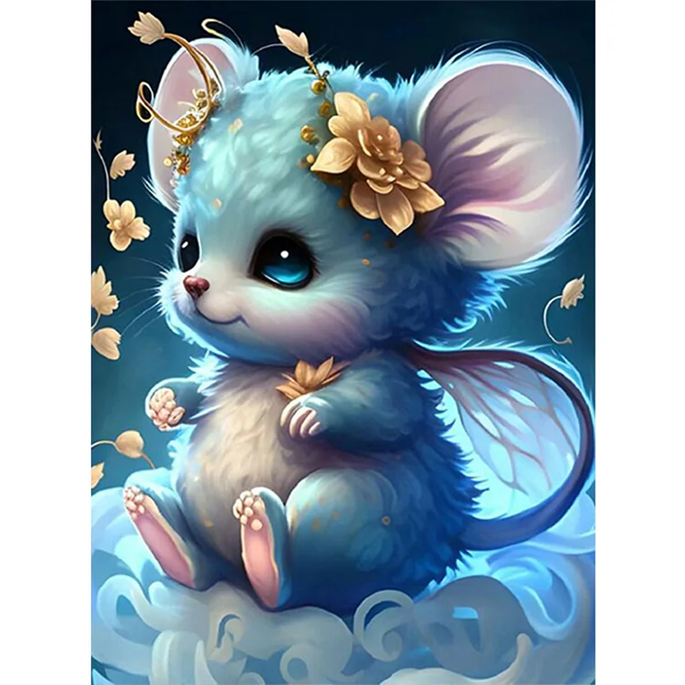 Cartoon Zodiac Animal - Rat 30*40CM(Canvas) Full Round Drill Diamond Painting gbfke