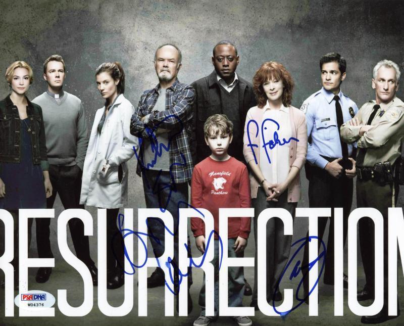 Resurrection Cast (4) Epps, Fisher, Smith & Kelley Signed 8X10 Photo Poster painting PSA #W04376