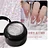 Bayuyun 6ML Aurora Cat Eye Gel Nail Polish Sparkling Glitter Magnetic Gel Varnis Semi Permanent Soak Off UV Gel Starry Cat Eye Gel