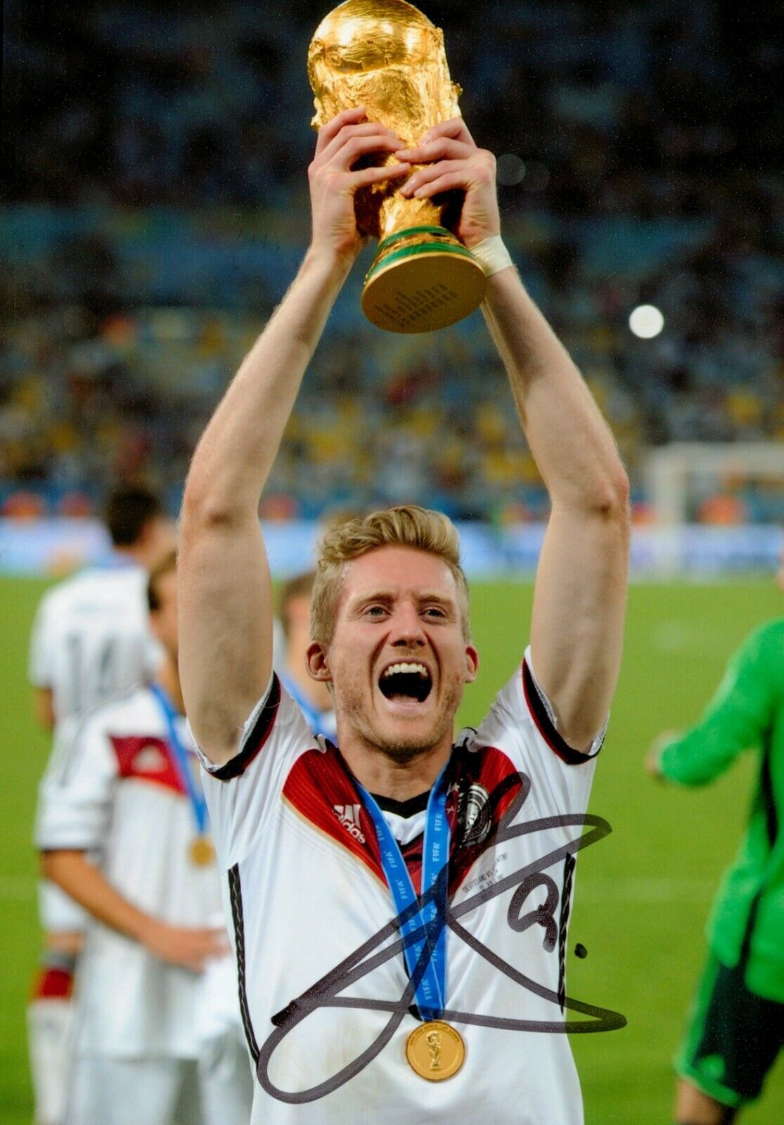 Andre Schurrle Hand Signed 6x4 Photo Poster painting Germany Chelsea Autograph Memorabilia + COA