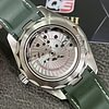 Omega Seamaster Aqua Terra 150m GMT Worldtimer Green Dial Green Rubber Strap 43mm Super Clone 