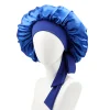 Stylish Satin Elastic Ribbon Beauty Hat Salon Sleeping Hat