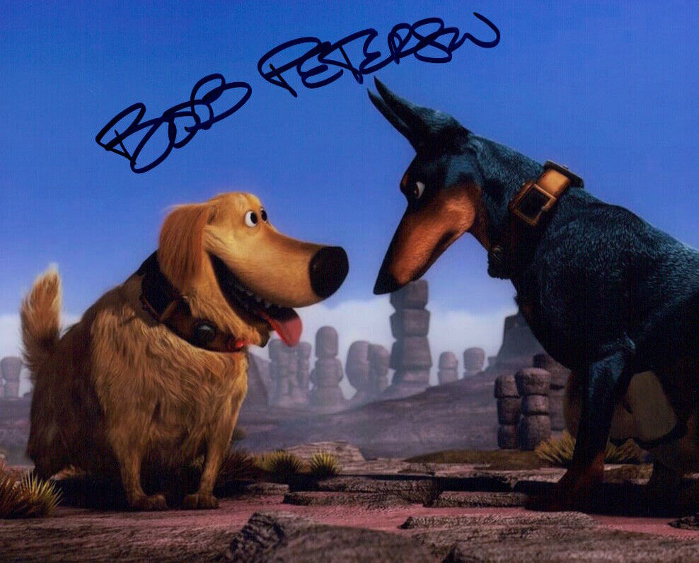 Bob Peterson (UP) signed authentic 8x10 Photo Poster painting COA