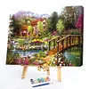 Painting By Numbers - DIY Bridge Cottage(40*50 CM)