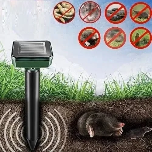 🎁Solar Power Mouse Mole Snakes Pest Rodent Repeller⏰Last Day 50% Off