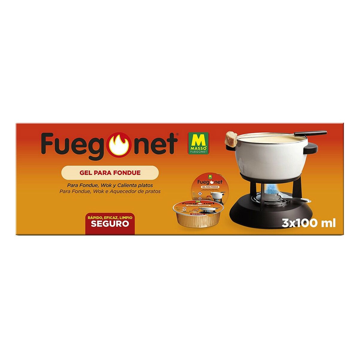 Ignition Fluid Mass&oacute; 3 x 100 ml Gel Fondue