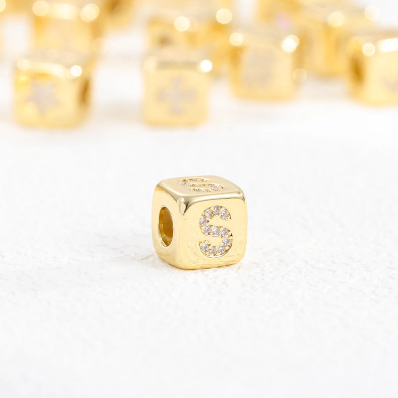 1 Piece Copper Letter Jewelry Accessories Pendant