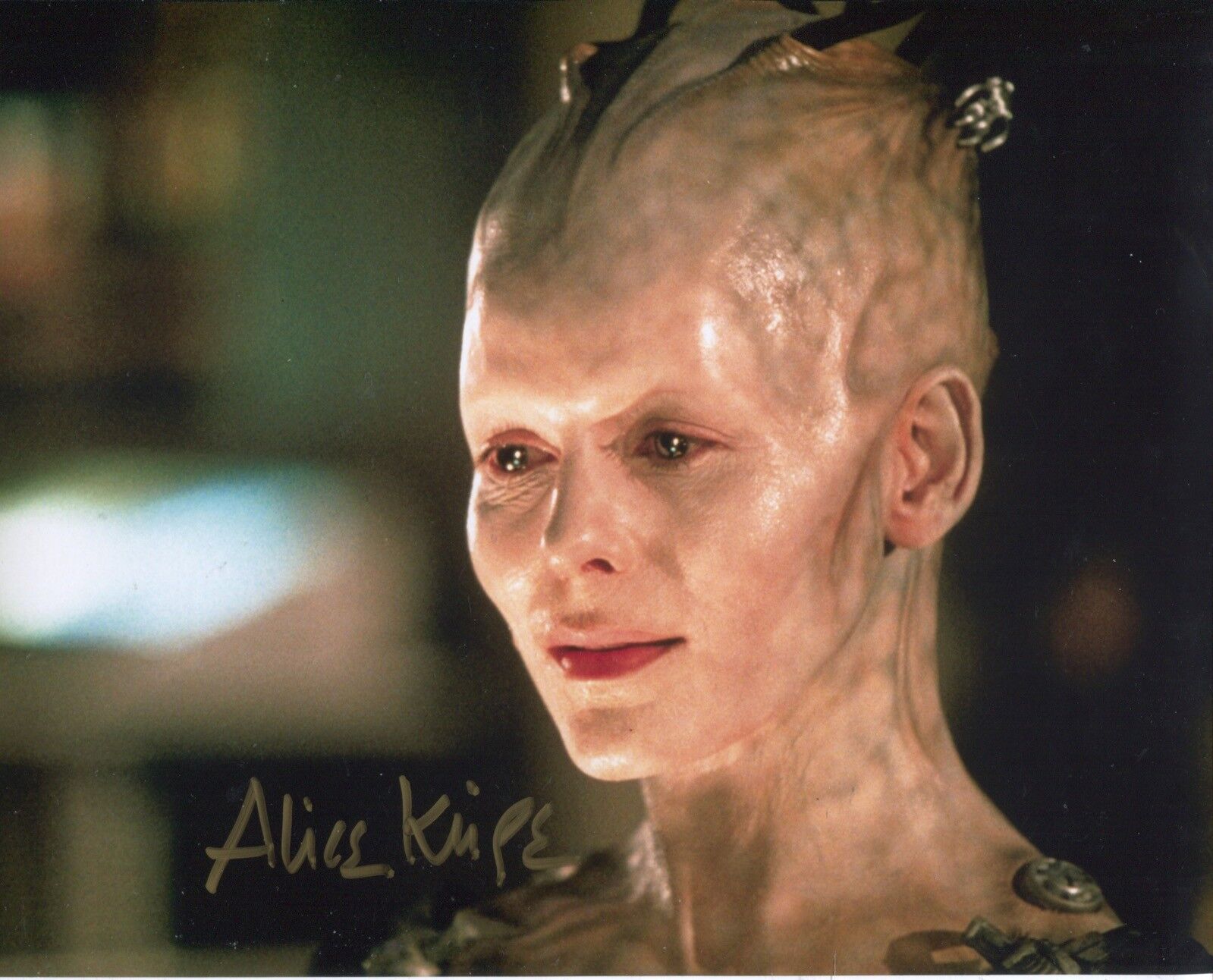 Star Trek Borg Queen actress Alice Krige signed 8x10 Photo Poster painting - UACC DEALER