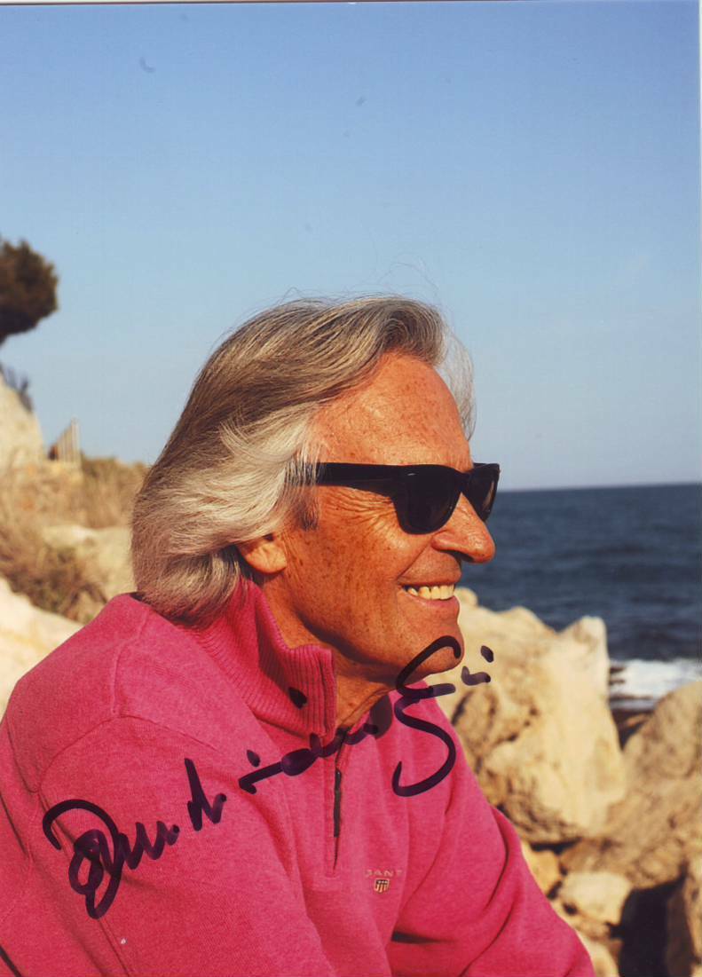 John Mclaughlin (10x15 cm) Original Autographed Photo Poster painting