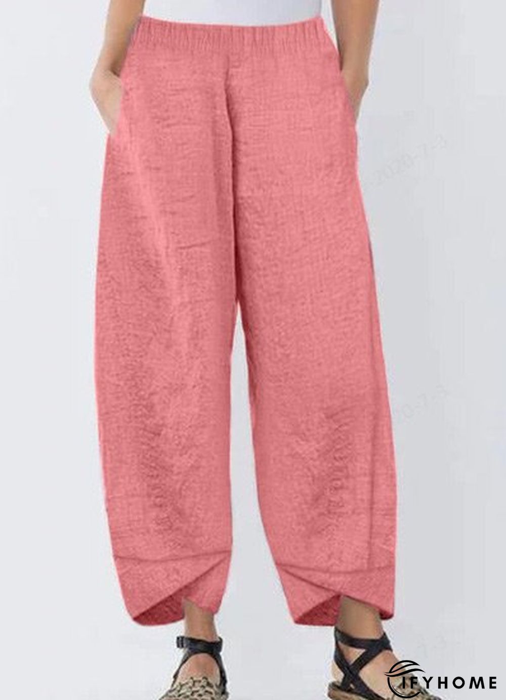 Casual Linen Loose Linen & Cotton Bottoms | IFYHOME