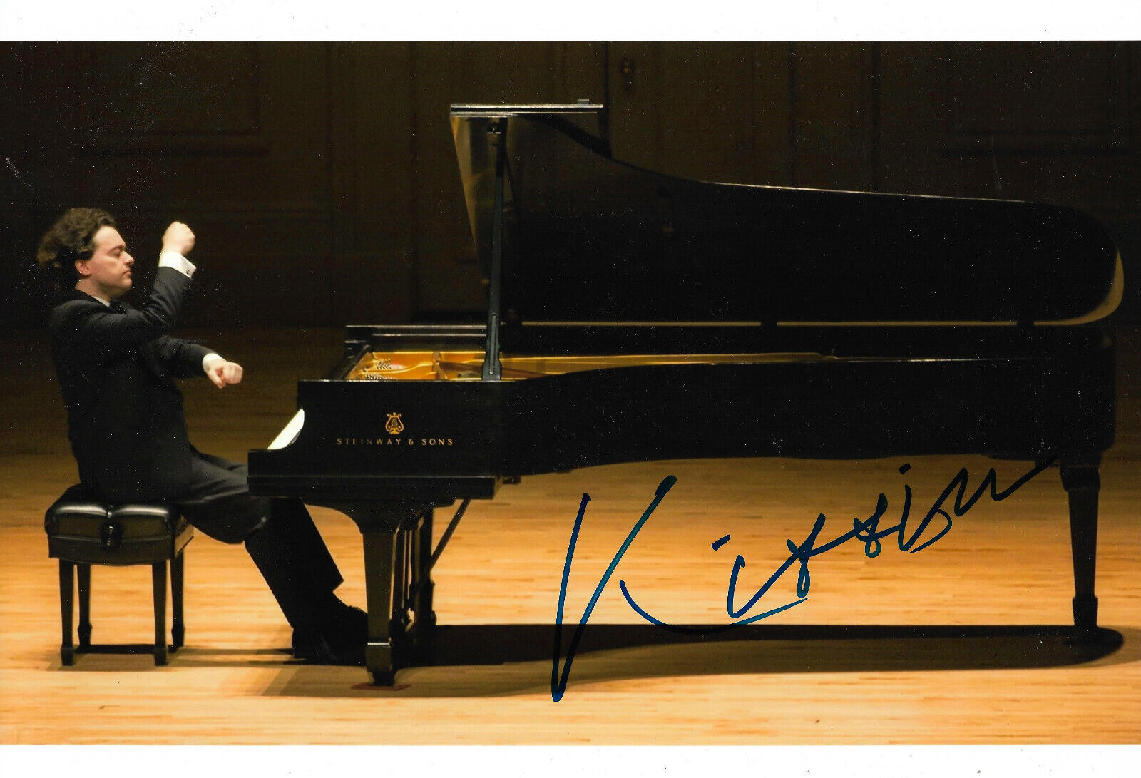 Evgeny Kissin Pianist signed 8x12 inch Photo Poster painting autograph