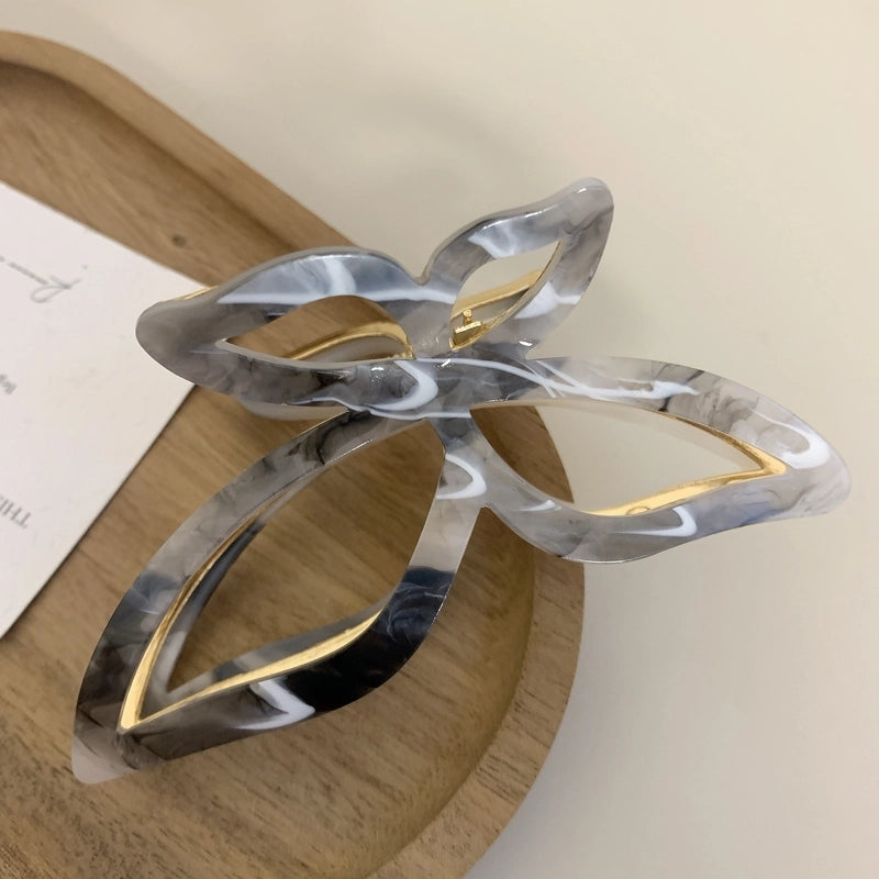 Women’s Minimalist Bow Knot Acetic Acid Sheets Hair Claws