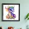 Pterosaur - 18CT Stamped Cross Stitch 20*20cm/7.87*7.87in