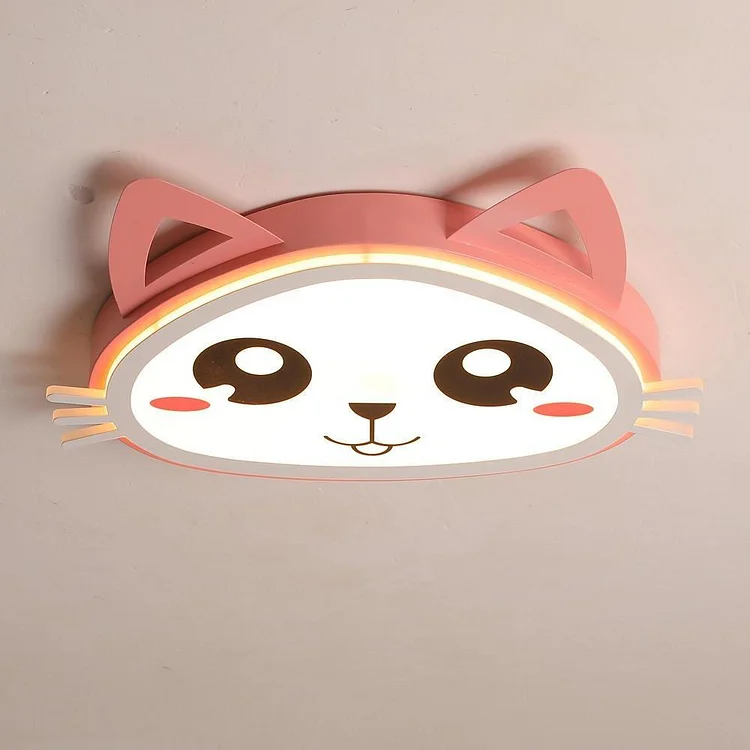 Kitten Bedroom Flush Mount Lighting LED Baby Kids Ceiling Lights - Appledas