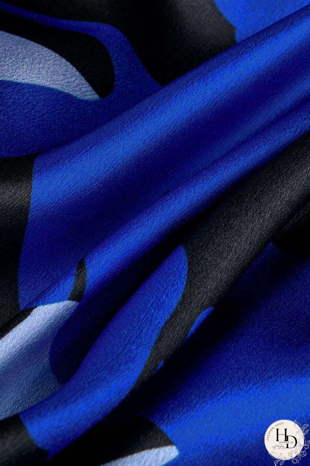 Red Fashion Print Basic Turndown Collar Long Sleeve Dresses