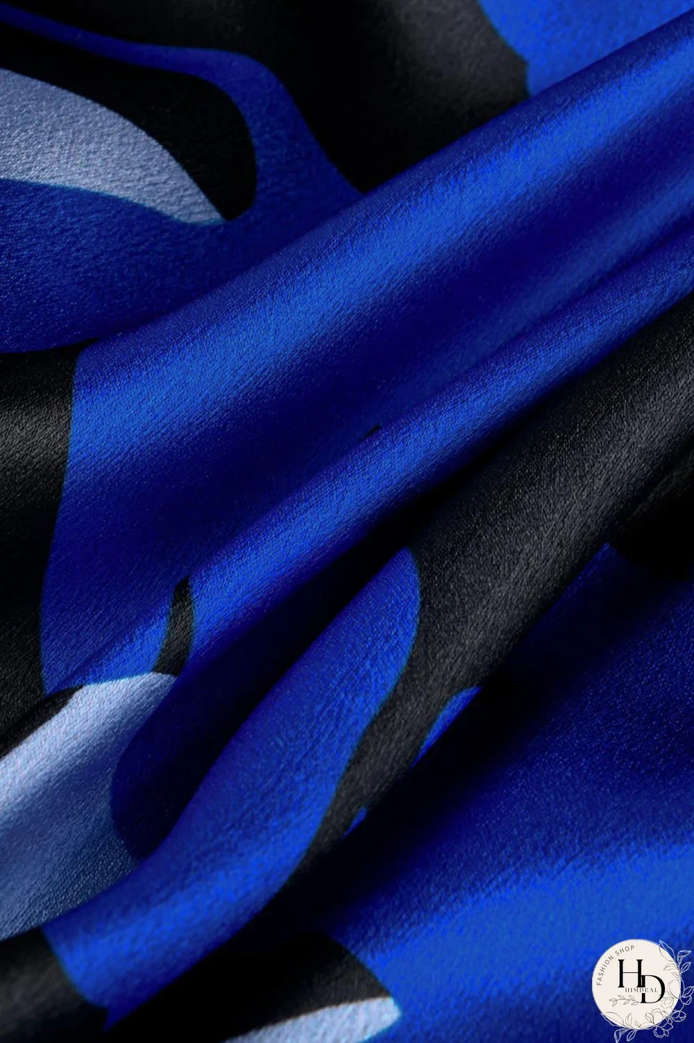 Red Fashion Print Basic Turndown Collar Long Sleeve Dresses