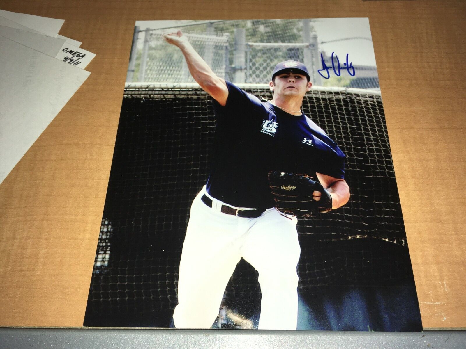 Jake Arrieta Team USA Signed Custom Made 8 x 10