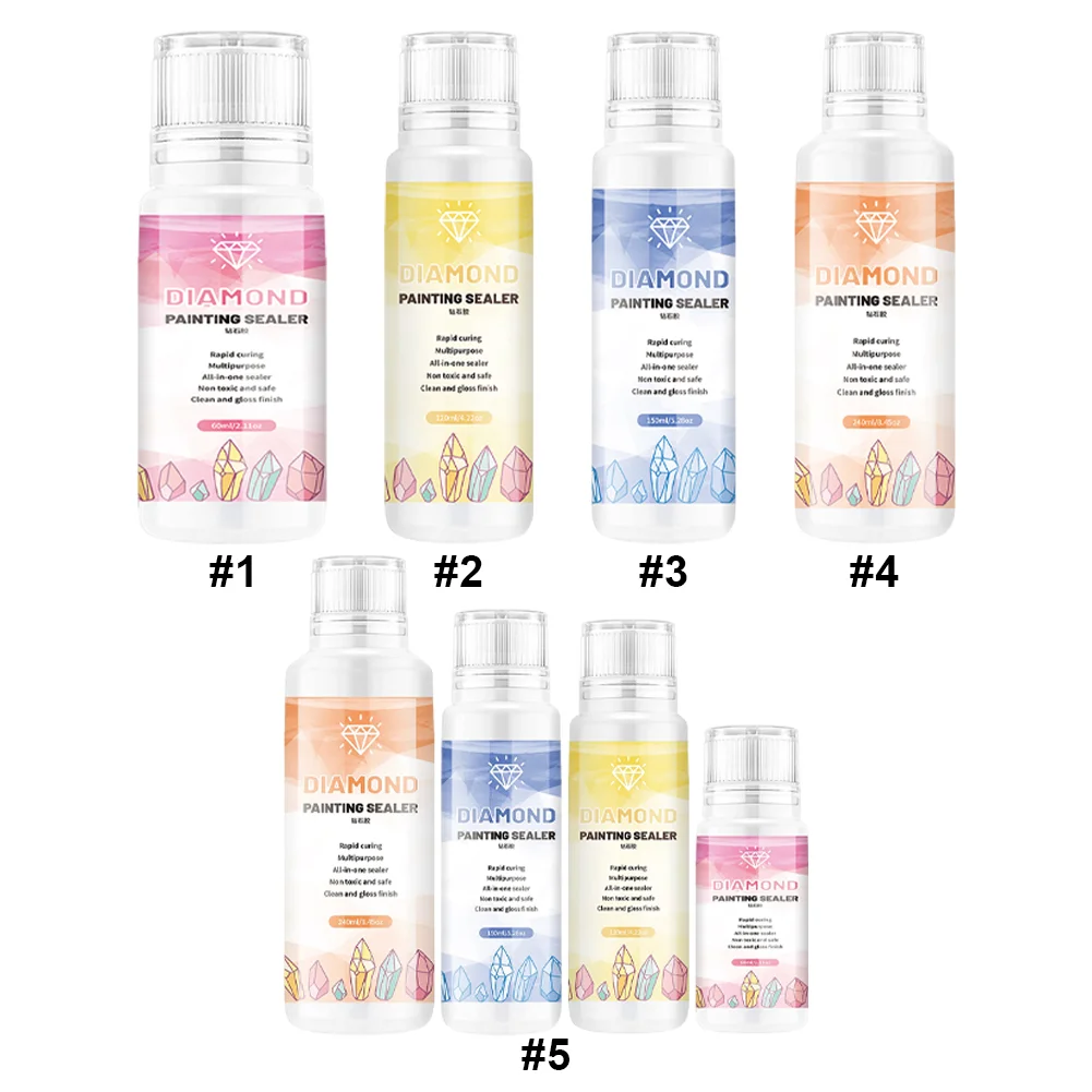 60/120/150/240ml Diamond Art Glue Sealer for Diamond Painting and Jigsaw Puzzles