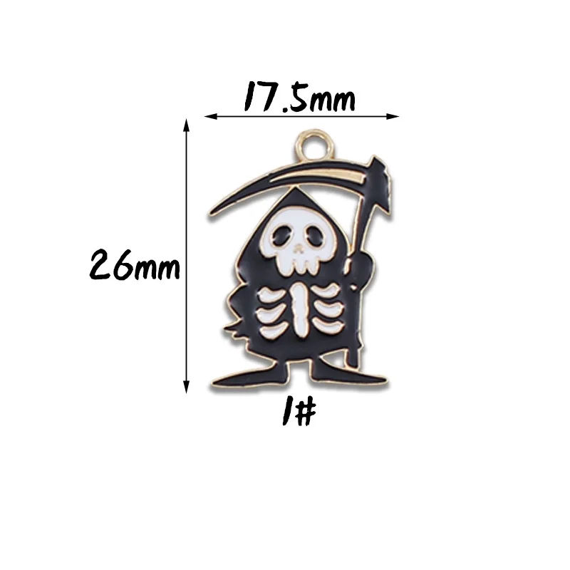 MeWaii® Kawaii Halloween Series Enamel Pendant For DIY Jewelry Making