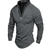 Men's Outdoor Zip Long Sleeve Sports Casual Shirt