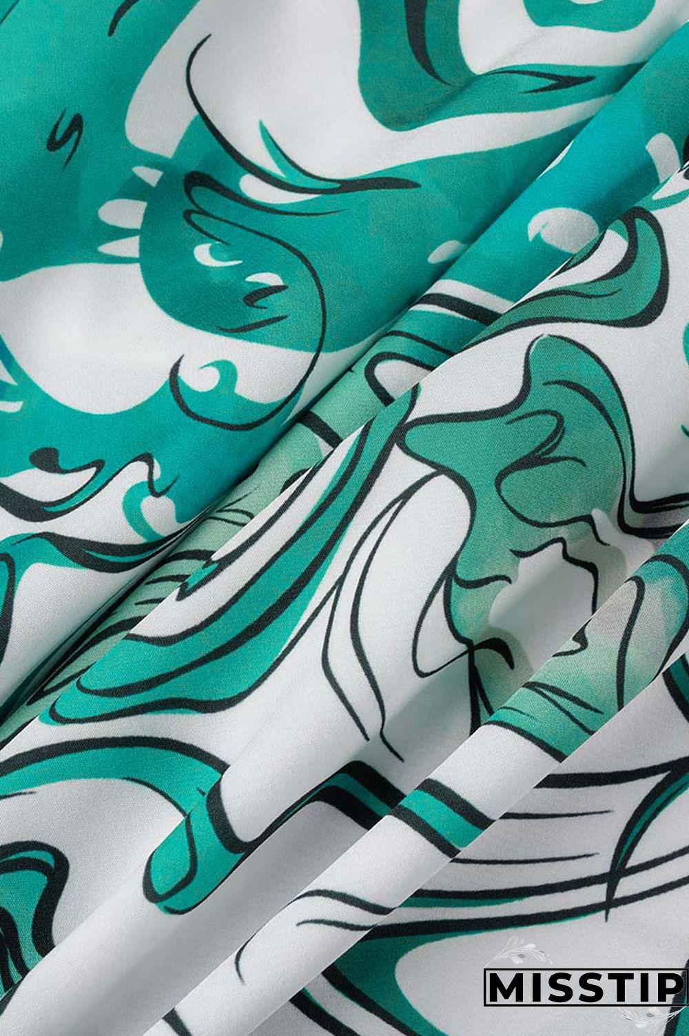 Colour Sexy Vacation Print Patchwork Backless Halter A Line Dresses